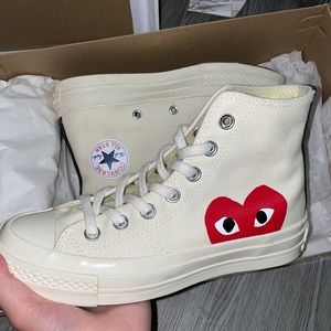 One Heart Comme Des Garcons Converse